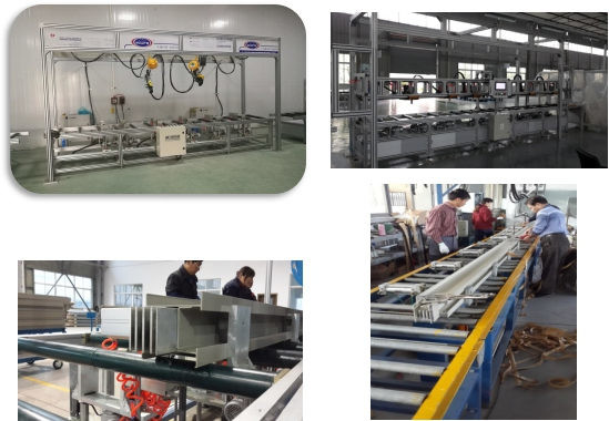 Single Layer 330mm Height Manual Busduct Assembly Line