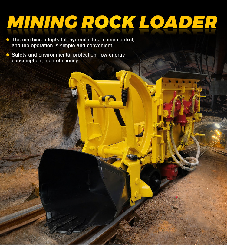 20-30m3/H Gold Mining Rock Loader Electric Tunnel Loader Energy Saving Z-17W