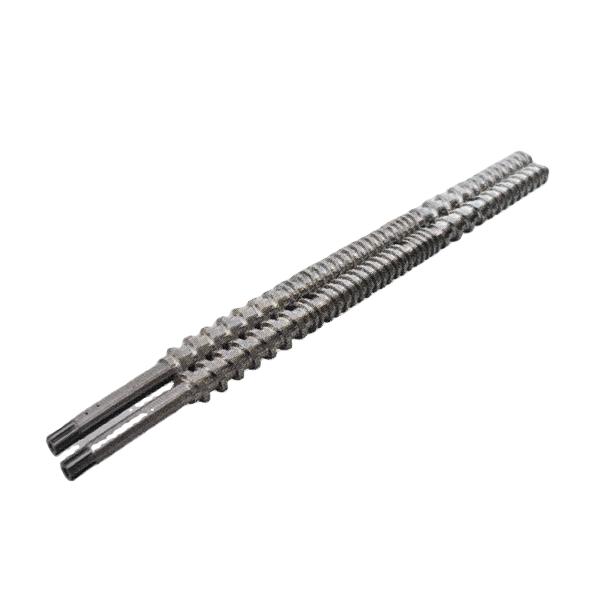 Top-Notch Nitrided Coated Parallel Twin Extrusion Screws and Barrels with HRC58-62 Hardness