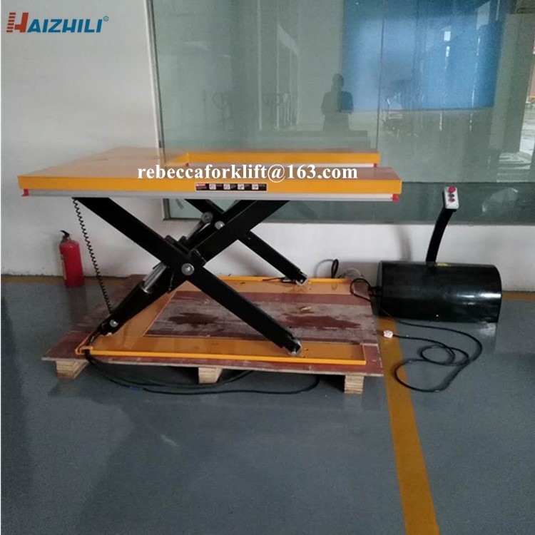 Stationary Hydraulic Scissor Lift Platform , 1500kg Heavy Duty Scissor Lift Table