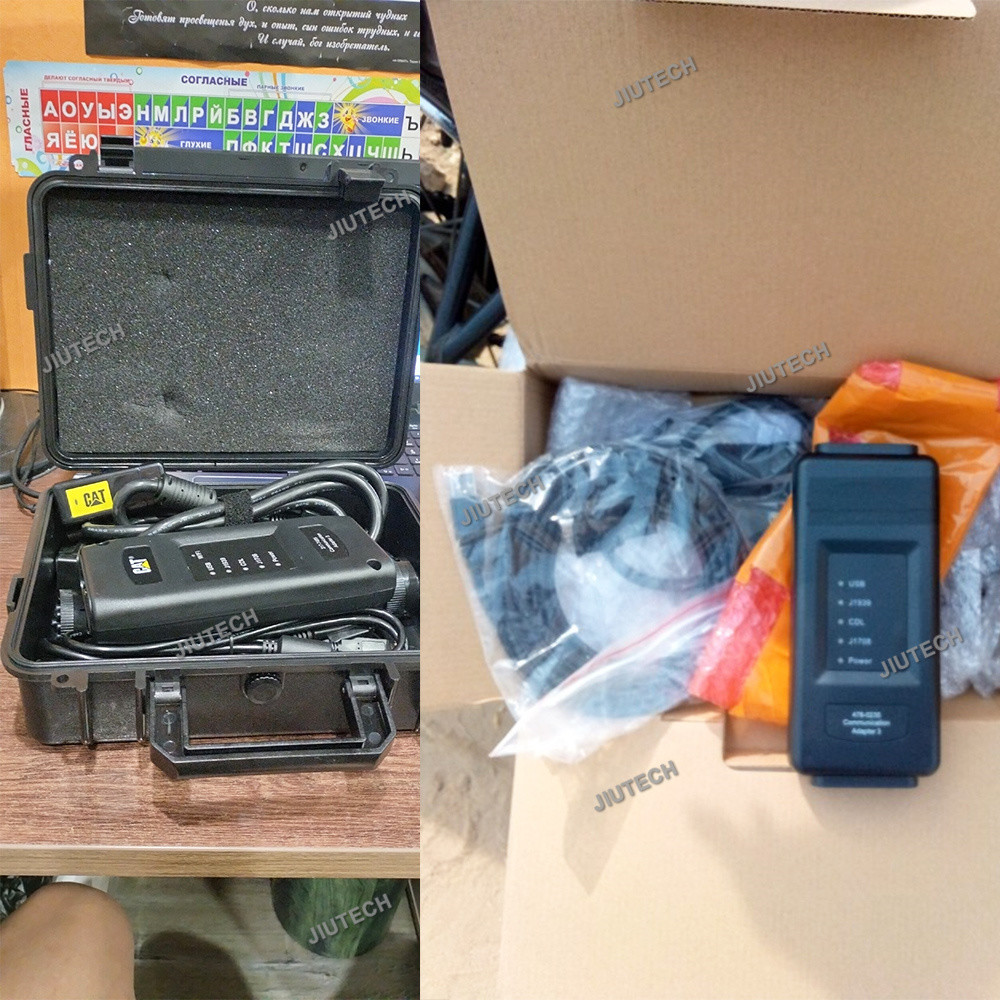 2023A ET4 478-0235 Diagnostic Tool For Caterpillar Communication Adapter Truck Excavator Testing Scanner+CF19 laptop