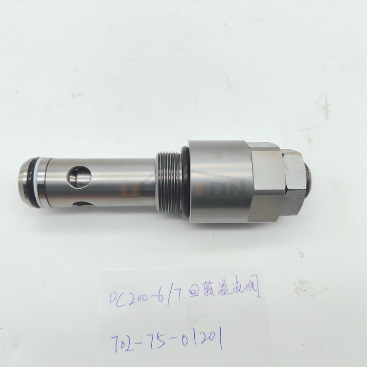 Construction Works Part No 702-75-01201 PC200-7 Swing Valve Relief Valve 702-75-01200