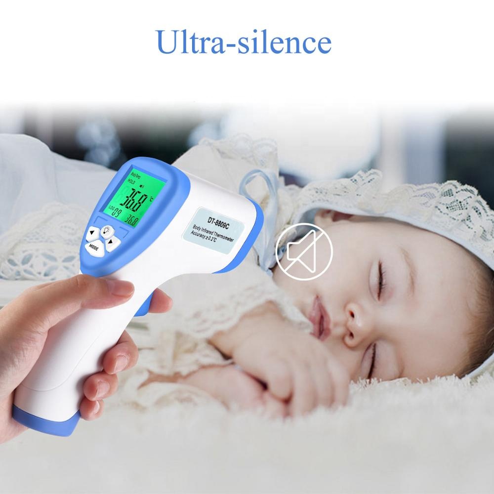 Instant Read Infrared Forehead Thermometer Fever Indicator Three Colour