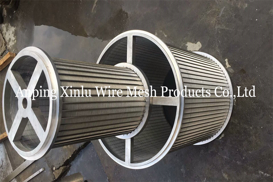 Welding Ring Johnson Wedge Wire Screen Pipe With Point Welding Technique