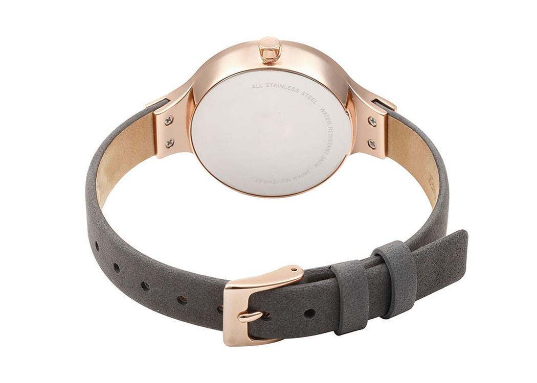 Elegant Diamond Face Watch , Diamond Quartz Ladies Watch Leather Band