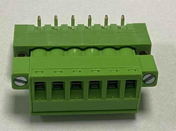 5.08MM 6 Pin Terminal Block Connector XK2EDGKM PA66 6 Pin Screw Terminal