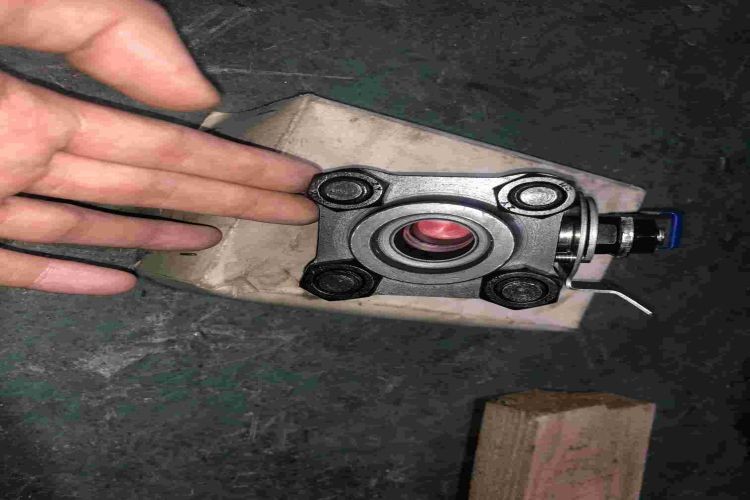 Hardware Worm Gear Stainless Steel Butterfly Valve Seat For Steel Plant Smelting