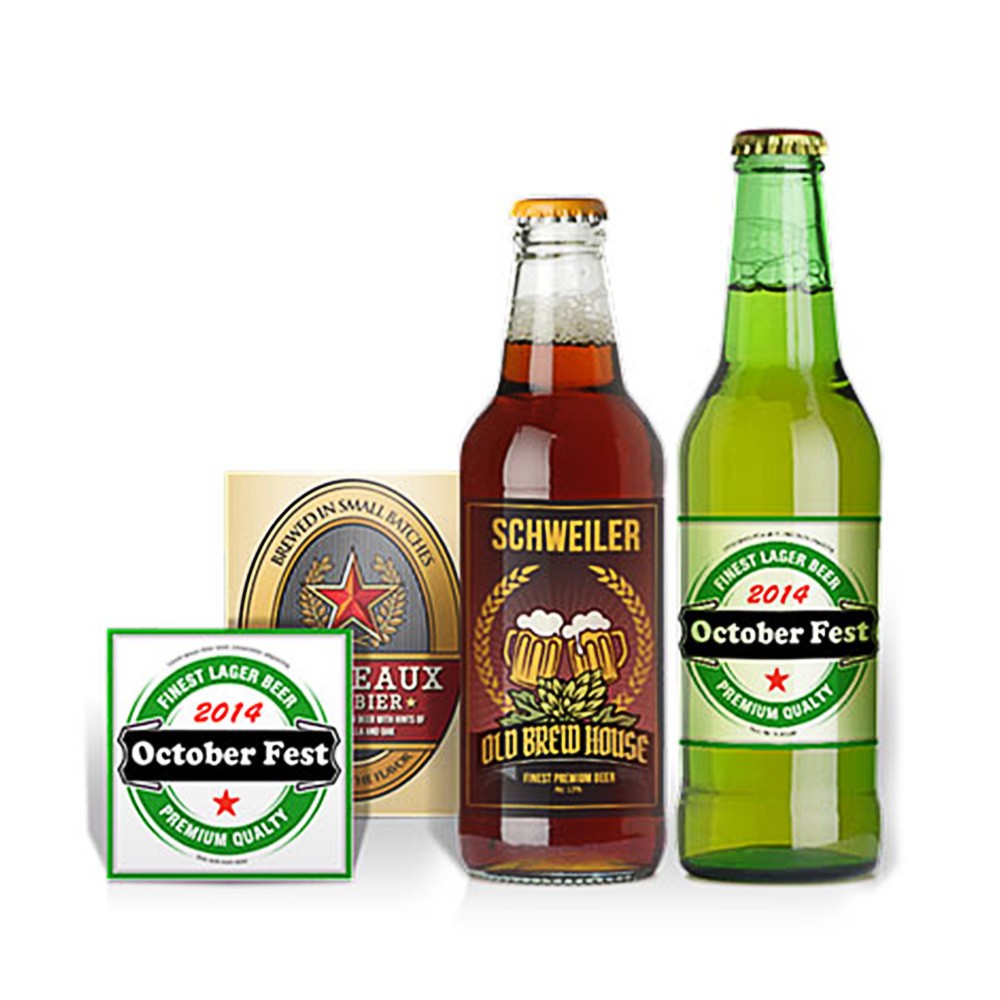 Vinyl Matt Paper Food And Beverage Labels Wine Private Label