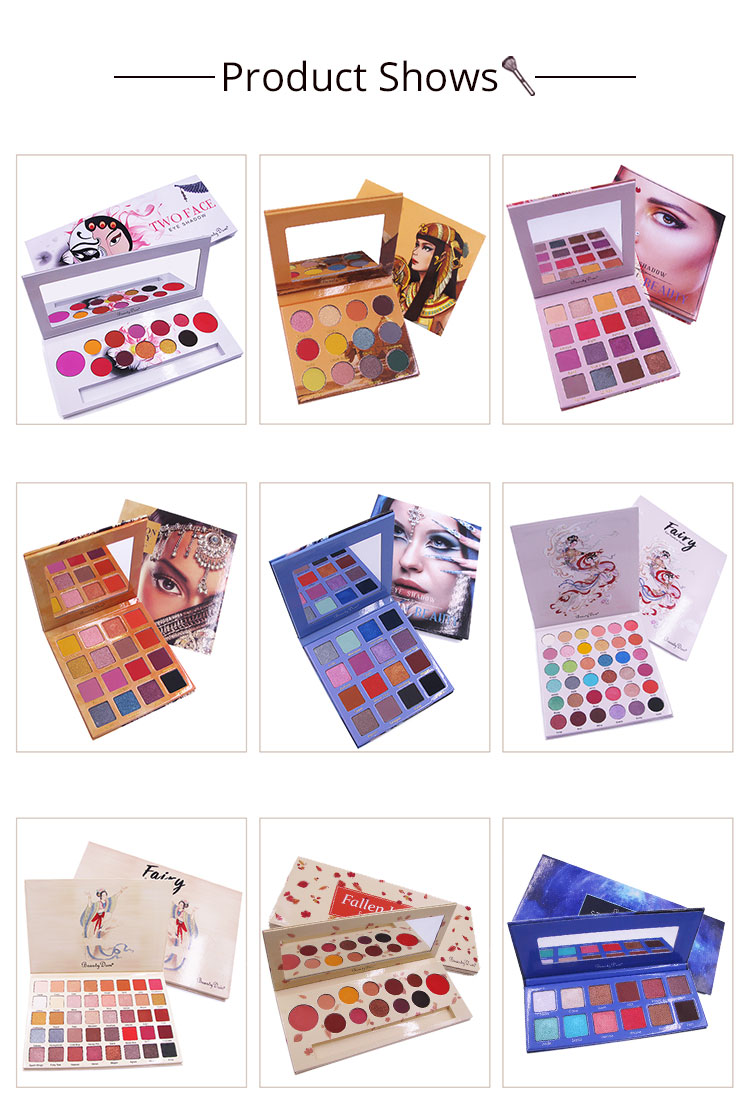 MSDS Standard High Pigment Wet And Dry Eyeshadow For Almond Eyes