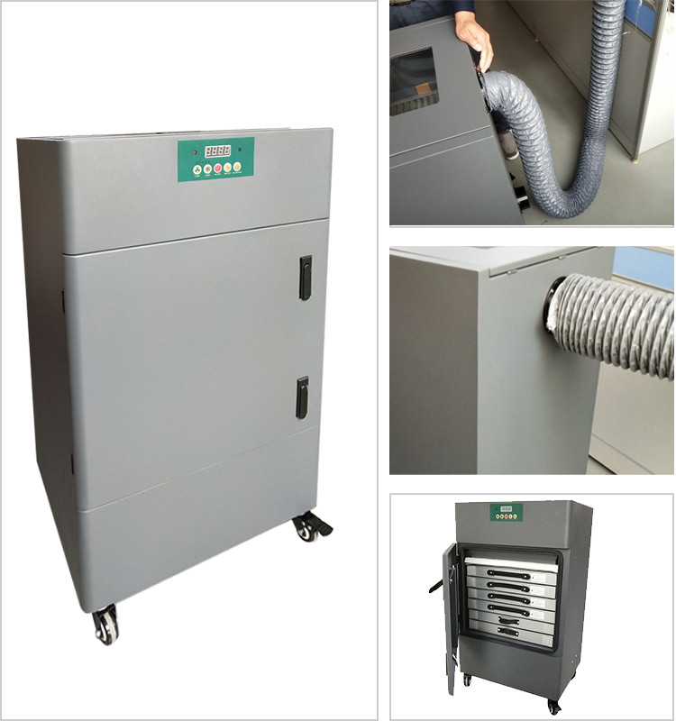 Soldering / Welding Exhaust Fume Extractor , Laser Machine Solder Fume Extractor