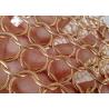 Buy cheap Gold Color Stainless Steel 12mm Ring Mesh Curtain Indoors And Outdoors from wholesalers