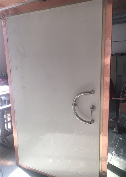 4ft X 8ft RF Shielded Doors Brass Mesh Cabinet Installation Pneumatic Copper Metal