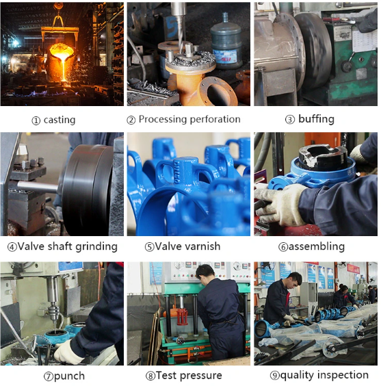 ODM Support F4 GGG50 PN10/PN16 Cast Iron Gate Valve with Bronze Seal and Metal Seat