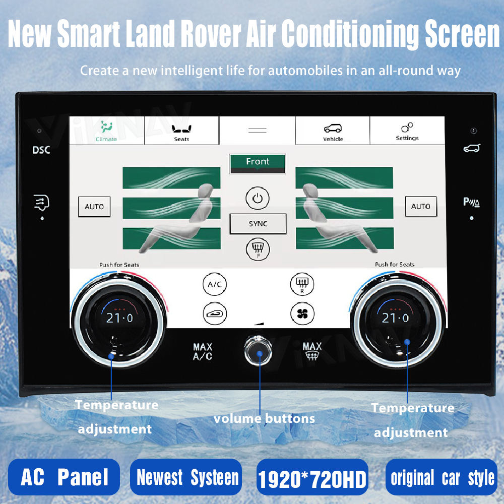 Android Car AC Control Panel V8 L322 Car Air Conditioning Panel Climate Board AC
