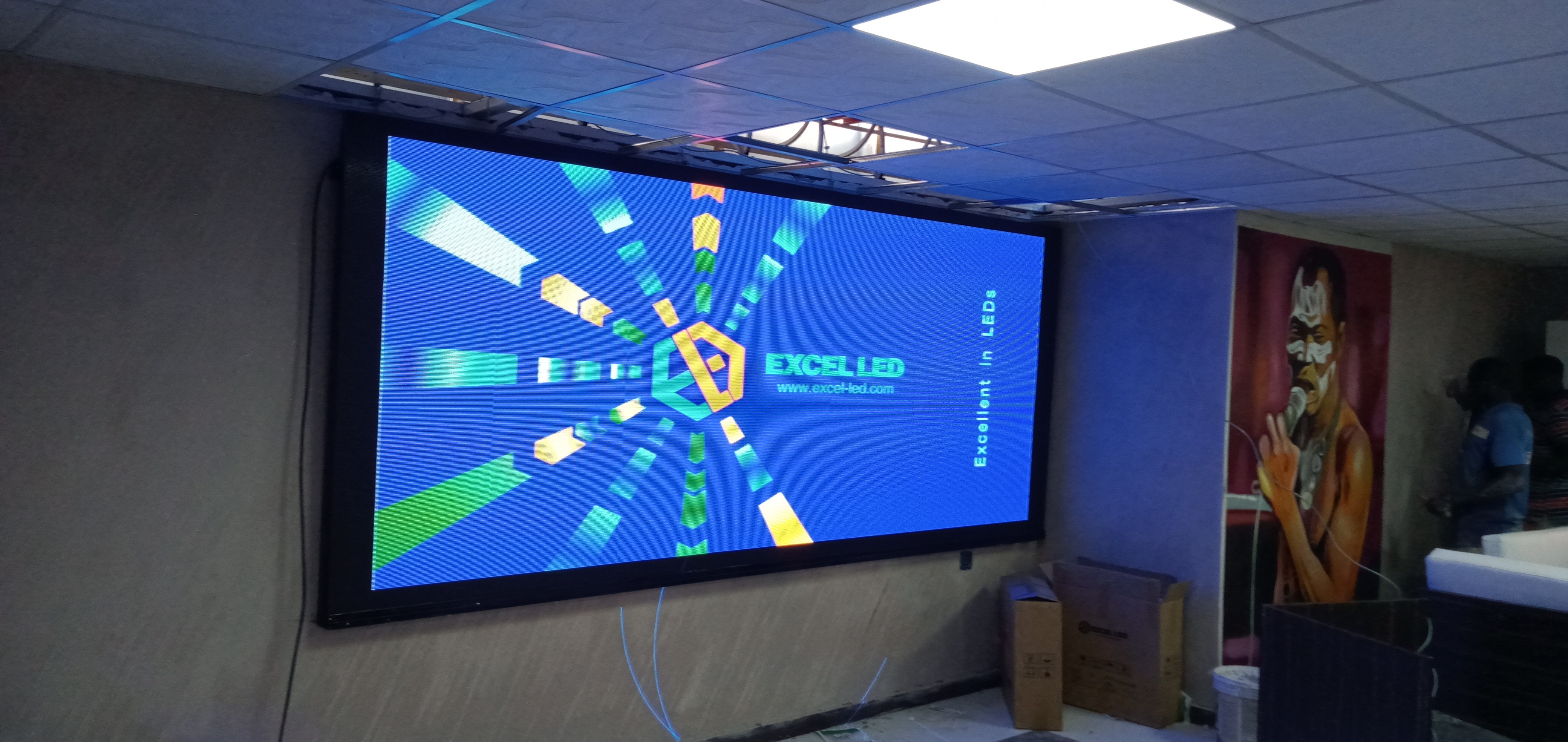 P4.81 IP40 Indoor Led Display Board SMD For Conference Room