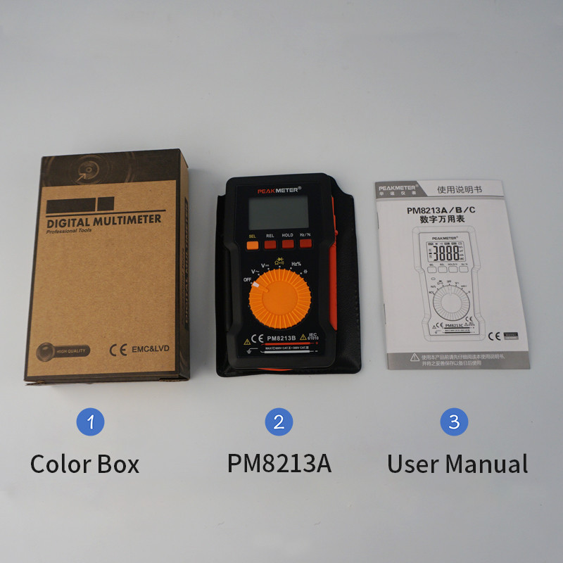 4000 Counts Handheld Digital Multimeter AC&DC Voltage measurement Diode test Meter