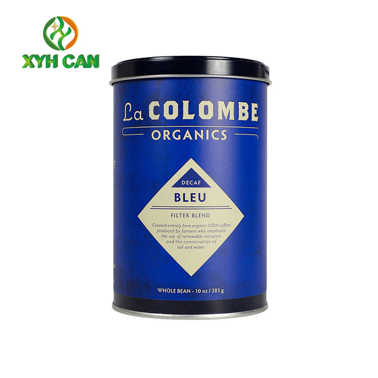 Eco - Friendly Metal Tin Can Buckle Lid Tin Box Milk Powder Custom Logo
