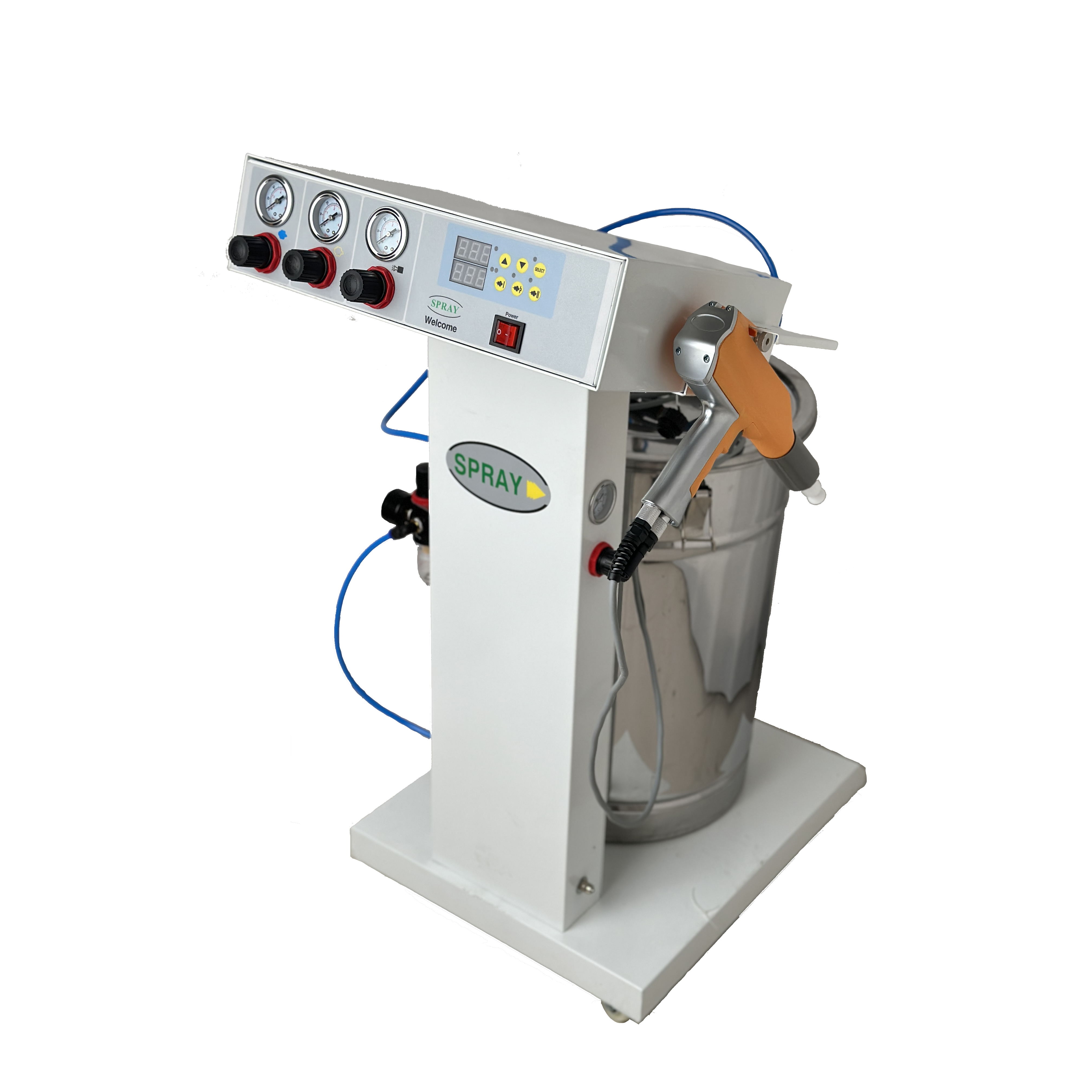 Steel Substrate Coating Powder Machines Electrostatic Powder Coating Booth for Coating
