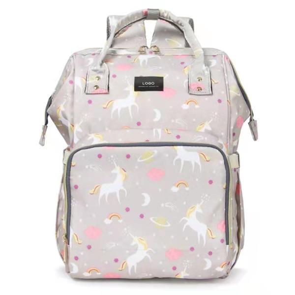 Fashion Backpack Multi-functional Print Mother Bag Large Capacity Baby Diaper