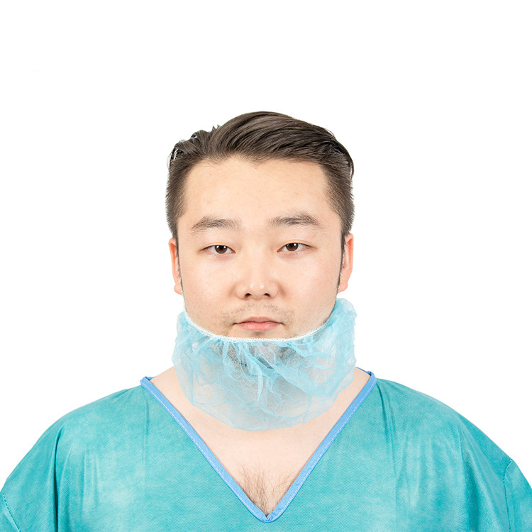 Manufacturer Disposable PP Nonwoven Beard Cover Beard Protecting Net Beard Guard Covers used in food industry health care