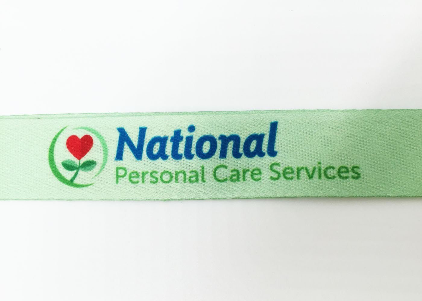 Name Printing Trade Show Lanyards , Polyester Multi Colored Lanyards With Card Holder