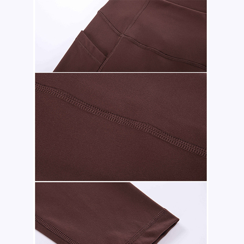 High Waisted Size XXL Yoga Pants Nylon No T Line With Pocket