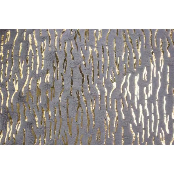 Recycled Factory Direct Sale Cheap Custom Soft 100 Polyester Recycled PV Velvet Fabric for Sofa, Polyester Golden Bronze Fabric