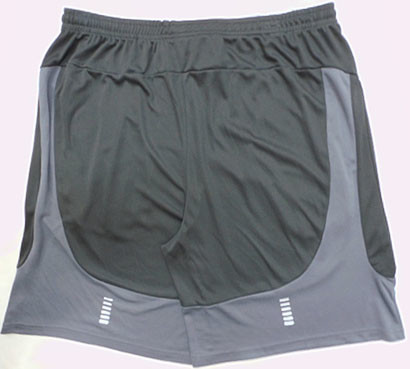 S To XL Adjustable Elastic Waist Gray Jogger Shorts For Soccer
