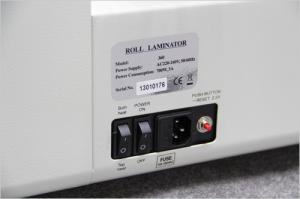 Buy cheap 220V/50 Hot and cold lamination, easy operation, 4 rollers heating lamp pouch laminator product