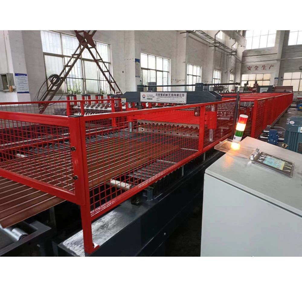 1220mm Feeding Width 0.3-0.8mm Thickness G550 Corrugated Roof Sheet Roll Forming Machine