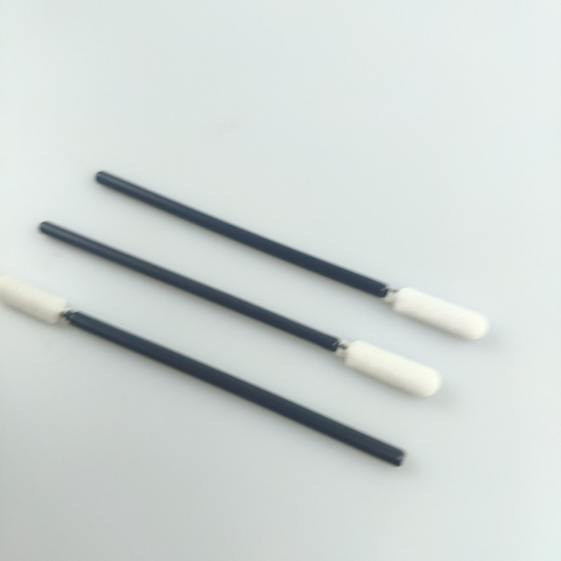113mm 100PCS Black White Open Cell Sponge Foam Tip Swabs Dust Free