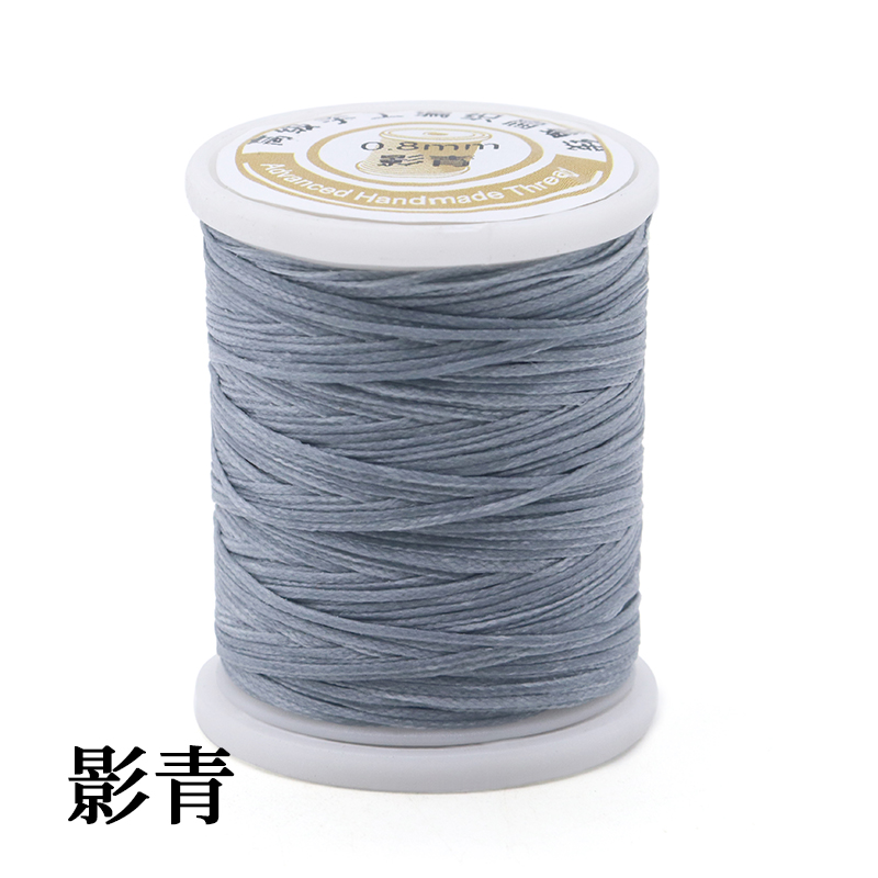 Purse Leather Sewing Waxed Thread-Practical Long Stitching Thread For Leather Craft DIY 0.8mm wax thread