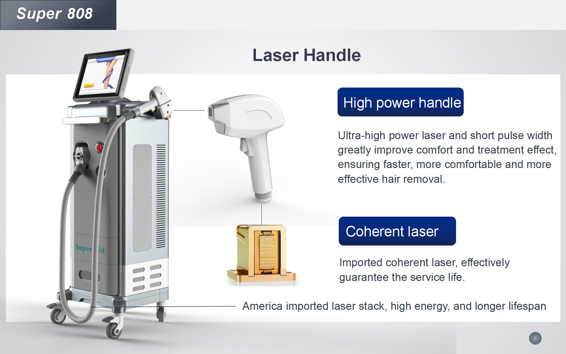 1600W 10 Bar Alma Laser Machine 755 808 1064nm Diode Laser Beauty Equipment