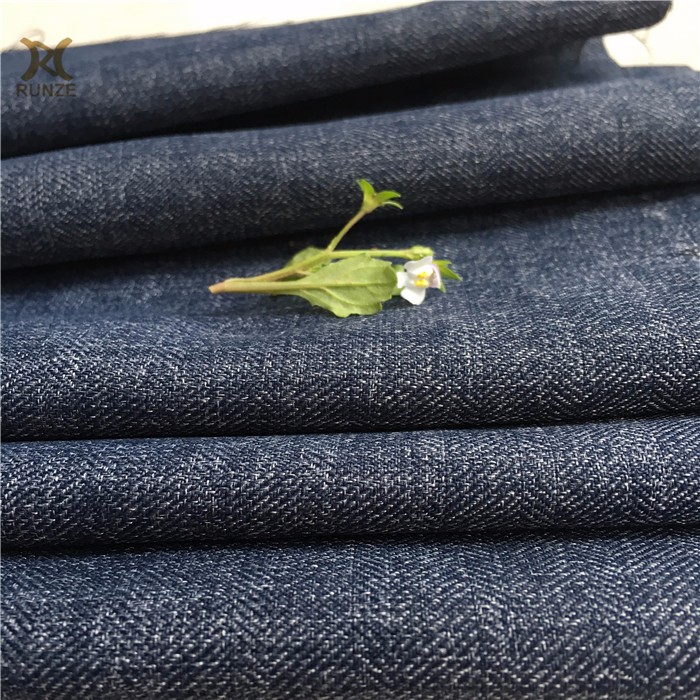250D Polyester Woven Herringbone Fishbone Tweed Cloth Fabric With Fashion Style