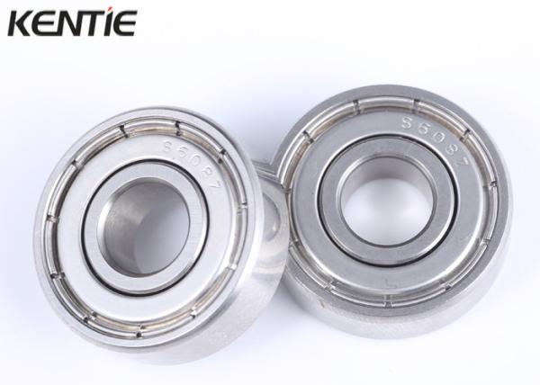 608ZZ Food Grade Stainless Steel Ball Bearings , Single Shielded Bearing
