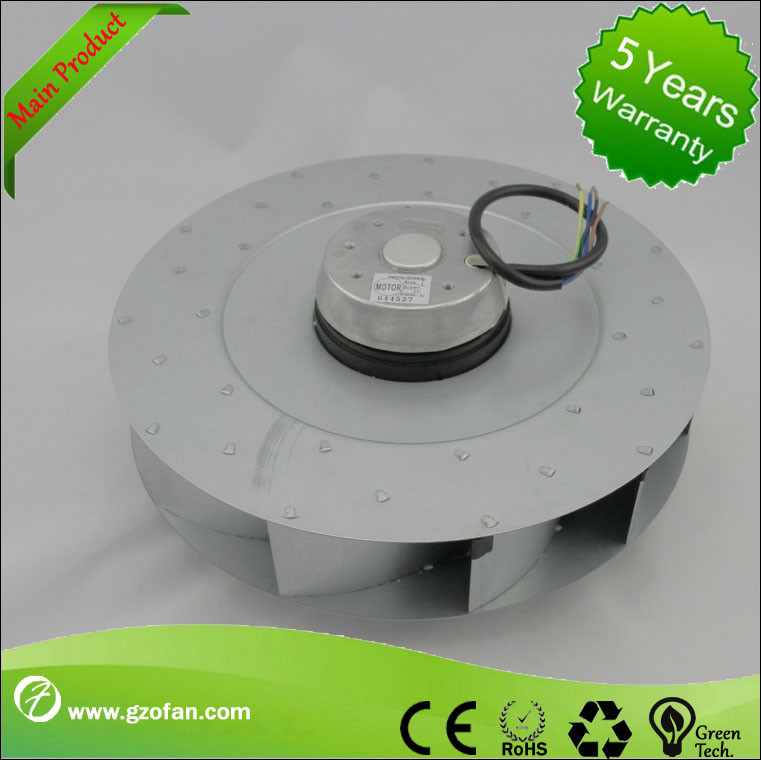 Advanced Roof Ventilation AC Centrifugal Fan Blower Backward Curved