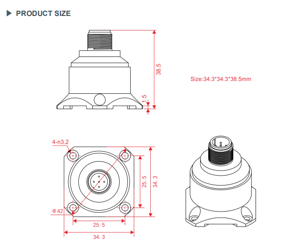 AKF398 Analog Devices Three Axis Accelerometer Sensor Low Frequency Vibration