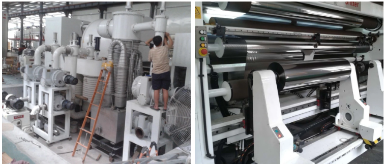 Vacuum Metallizer for Dry Powder Coating and Decorative Film Coating Line