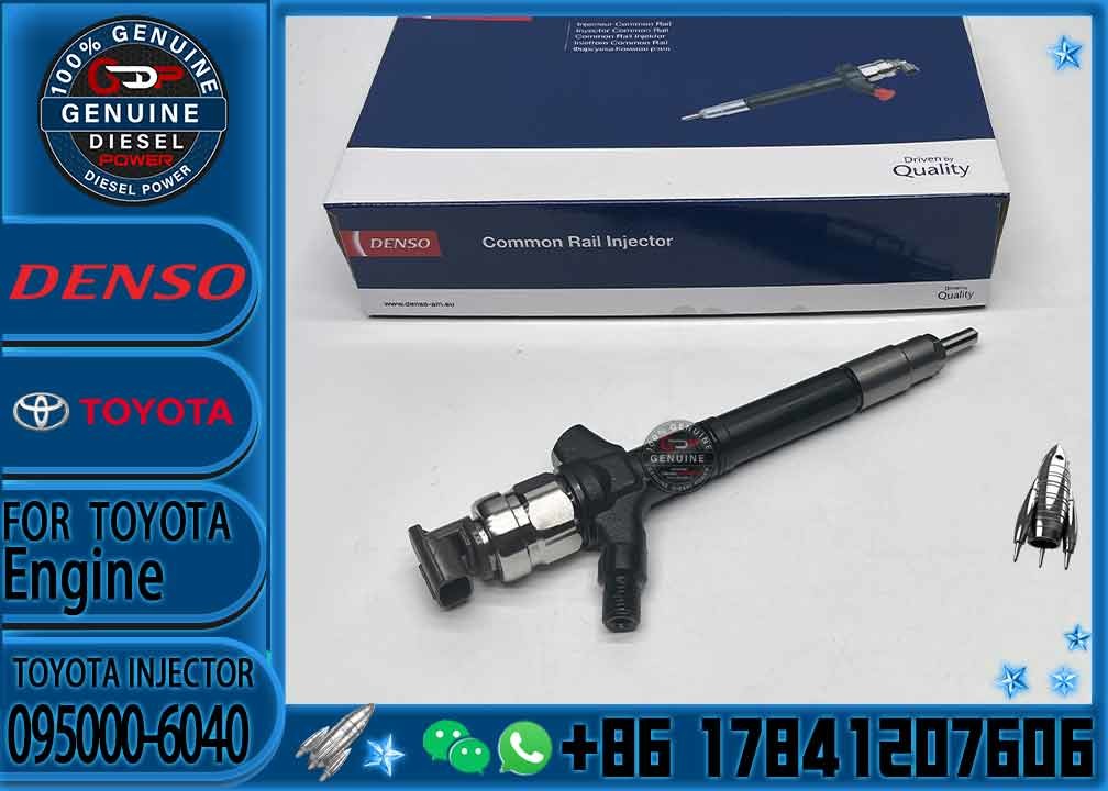 Diesel Fuel Injector 095000-6040 23670-0R020 095000-6230 23670-09140 Avensis 2AD-FTV Truck Engine Parts