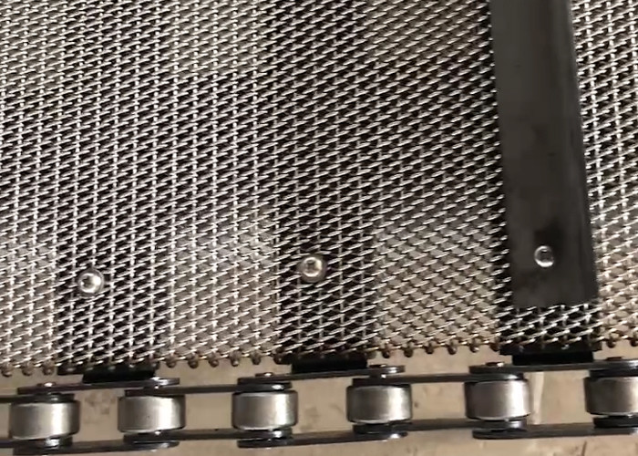 Lightest Diamond Spiral Conveyor Wire Mesh Belt To Frozen Products And Dried Food