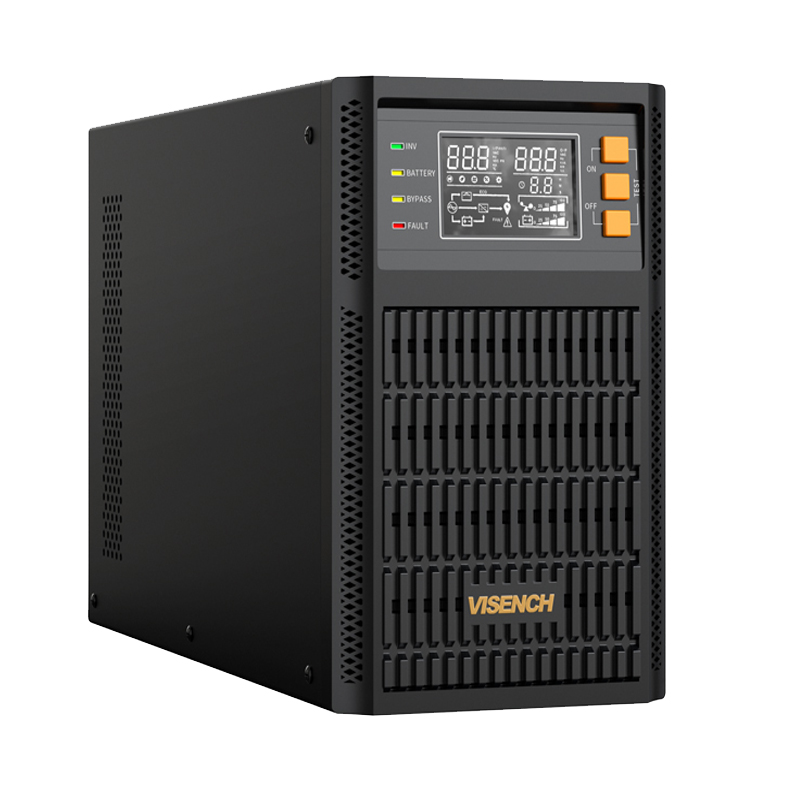 Visench High Frequency 220Vac Long Backup Time Single Phase 3Kva 3000Va Lead Acid Batteries Online Ups Universal Power Supply