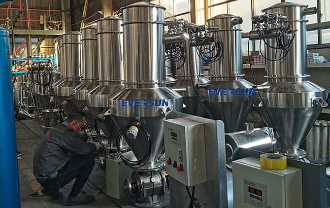Food Processing Vacuum Feeding Machine Loader For Maltose Powder Whey Protein