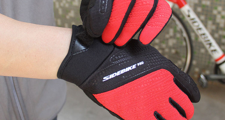 No Deformation Adults Waterproof MTB Gloves , Waterproof Winter Bike Gloves