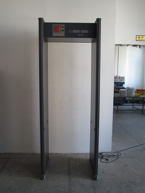 Walk through metal detector door,door frame metal detector JLS-100(6 Detection Zones)