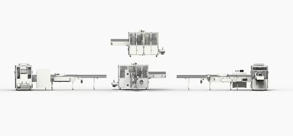 Semi Automatic Facial Tissue Packing Machine / Carton Box Packing Machine