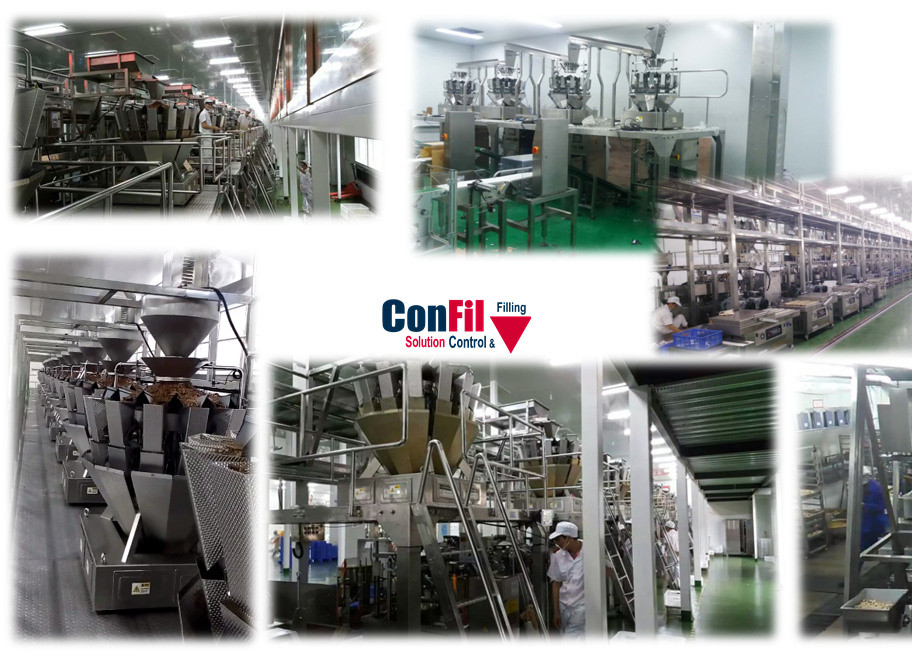 1000 Gram 16 Head Multi Head Filling Machine With Double Flap