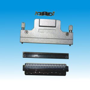 HPDB CN DB SCSI Connector , Right Angle Header Connector Zinc Alloy Sheel