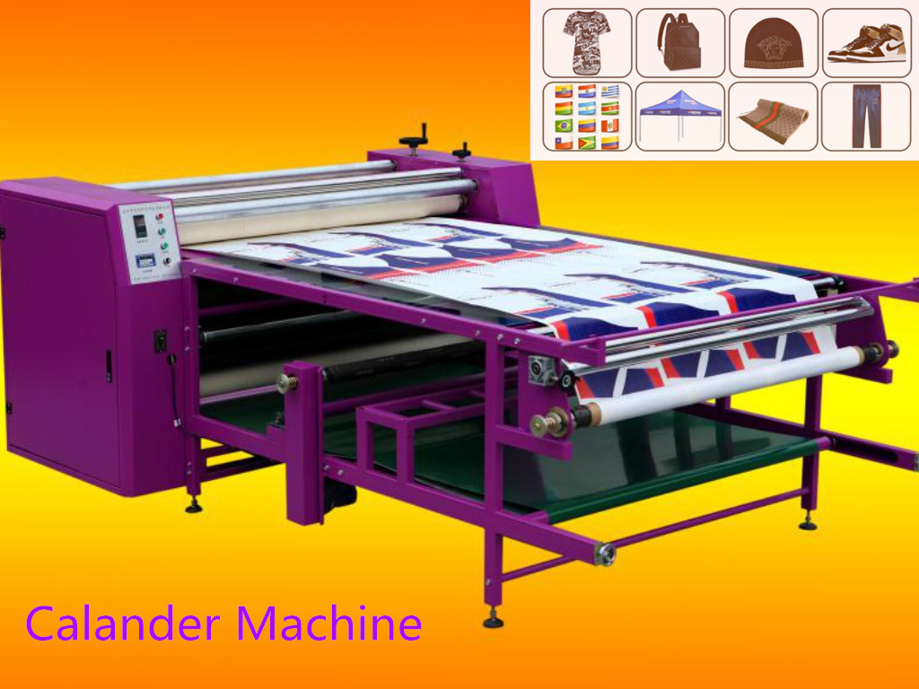40kw Rated Power Textile Calender Machine For Sublimation Printing 150m / Hour Speed