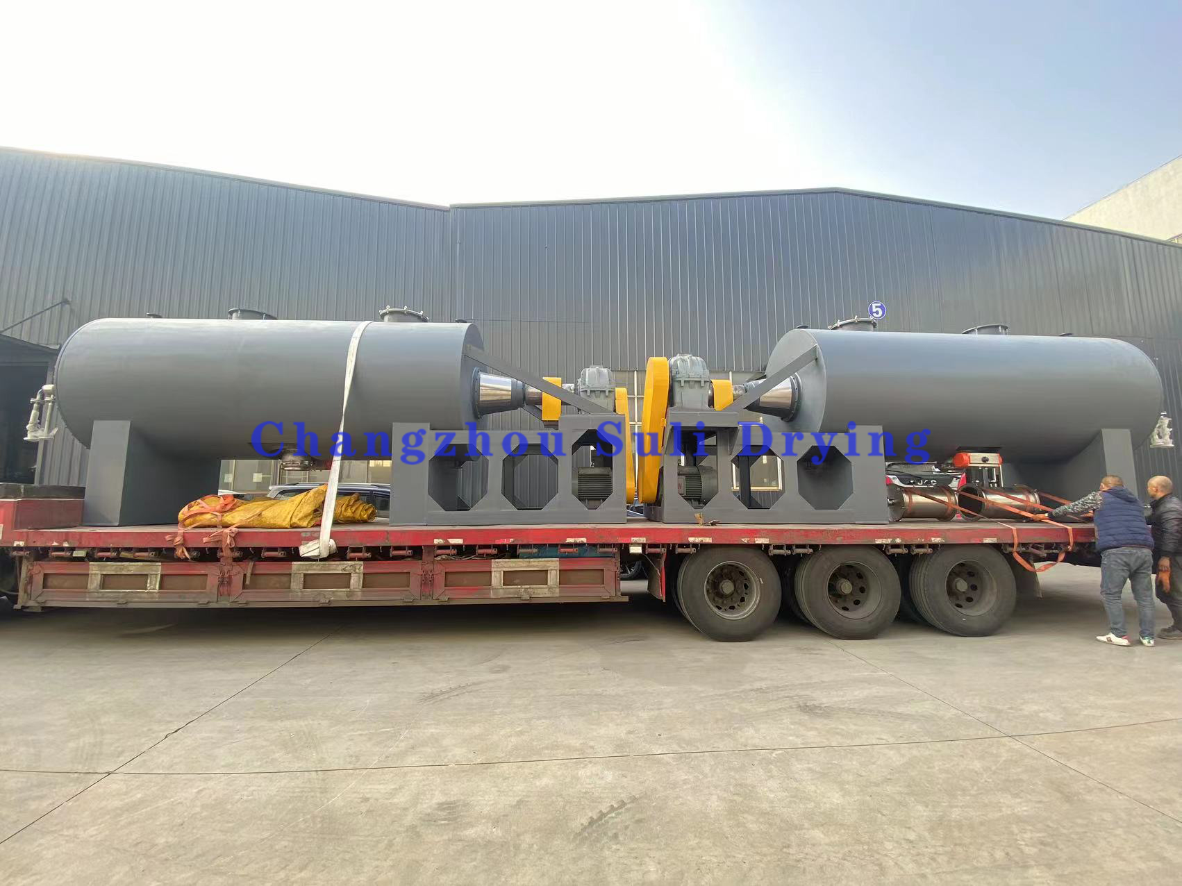 Inter Nitrotoluene Vacuum Drying Machine 6000 Liter Vacuum Rake Dryer