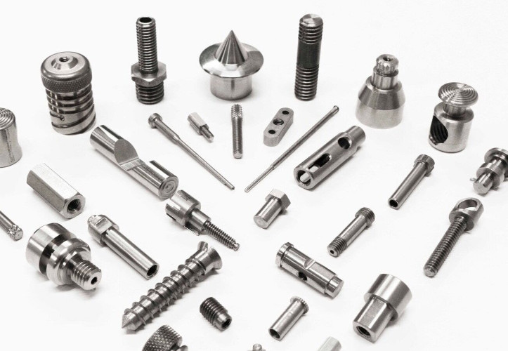 Custom lathe machining parts Titanium Alloy TC4 CNC part for aerospace medical